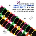 thumbnail image 3 of Neliblu Kids Sunglasses - Neon Summer Glasses - Beach/Pool Party Favors - 12 Pack, 3 of 11