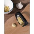 thumbnail image 4 of 1pc Manual Stainless Steel Vintage Garlic Press,Daily Solid Household Scale Black Ring Minimalist Garlic Masher Tool For Kitchen, 4 of 5