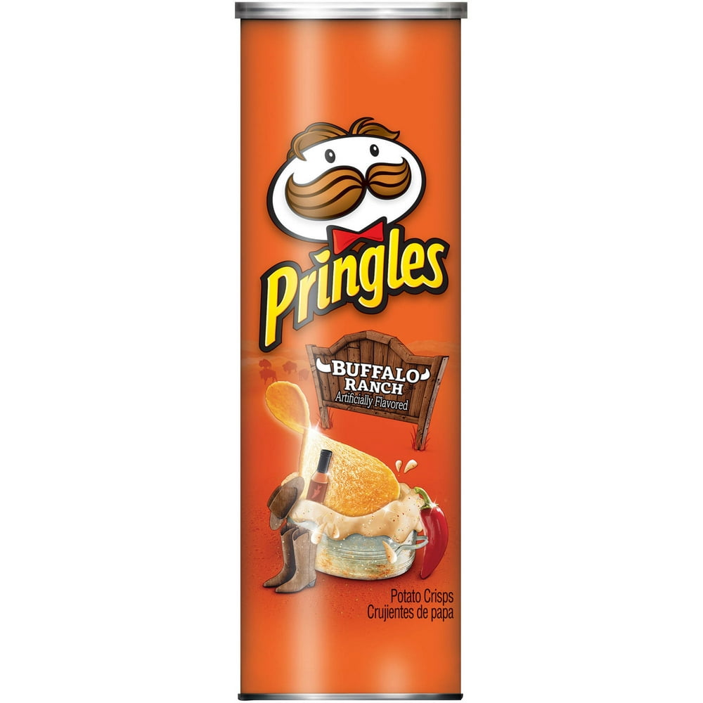 Pringles Buffalo Ranch Potato Crisps, 5.5 Oz. - Walmart.com - Walmart.com