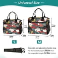 thumbnail image 4 of FORMRS Insulated Lunch Bag Unisex Large Capacity with Shoulder Strap, Black Lucky Cat, 4 of 6