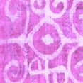 thumbnail image 1 of Ahgly Company Indoor Square Abstract Purple Modern Area Rugs, 3' Square, 1 of 4