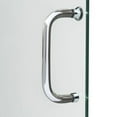 thumbnail image 3 of Infinity-Z 36 Inch D x 60 Inch W x 76-3/4 Inch H Clear Sliding Shower Door with Center Drain Shower Base and Back Wall, 3 of 11