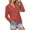 A-Brick Red214, variant on XIAONU Womens Sweatshirts Loose Fit Long Sleeve V Neck Pullover Tops Relaxed Fit Solid Color Oversized Simple Sweatshirts Daily Wear