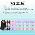 thumbnail image 3 of VBARHMQRT Summer Control Top Underwear for Women Womens Casual Tops Long Sleeve V Neck Tee Shirt Solid Loose Side Split Blouse Tunic Black Crop Top Womens V Neck T Shirts Loose Fit Cotton, 3 of 6