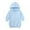 Blue, variant on Girls Long Sleeve Hooded Dress And Sweatshirt Casual Outfit Soft Comfortable Kids Wear For Daily Play And School Activities,Size:4-5 Years