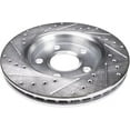 thumbnail image 7 of Detroit Axle - Rear Brake Rotors for Hyundai Kona Electric Tucson Kia Sportage, Drilled and Slotted Disc Brake Rotors 2024 2025 Replacement : 11.81" inch Rotors, 7 of 7