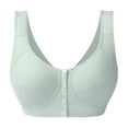 thumbnail image 4 of XIYON Women's Bra Comfortable Front Closure Ladies Non Wired Bra Vest Style For Mature Female Lightweight And Versatile Everyday Wear, 4 of 6