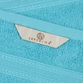 thumbnail image 5 of Superior Eco-Friendly Cotton 12-Piece, Turquoise, Washcloth Set, 5 of 8
