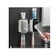 thumbnail image 3 of Dispensador Automatico Pasta Dental Xtellar Porta Cepillos Dientes Color Gris, 3 of 4