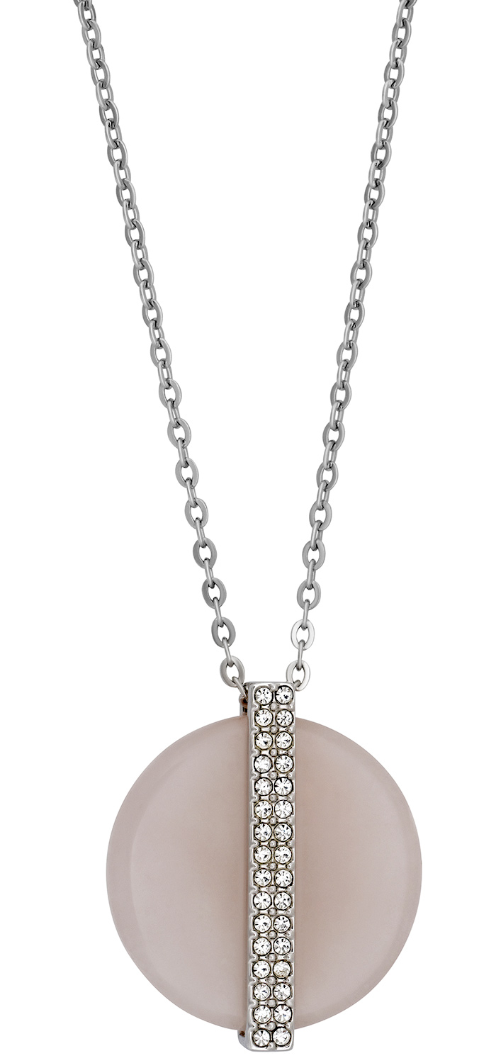 Swarovski Rose Quartz Disk Medium 