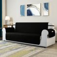 thumbnail image 1 of CHUN YI 1 Piece Sofa Couch Cover 6 Pockets with Elastic Straps Slipcover, 1 of 6