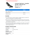 thumbnail image 2 of Accelerator Pedal Sensor - Compatible with 2005 - 2008 Ford E-250 2006 2007, 2 of 2