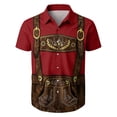 thumbnail image 2 of Men's Bavarian Oktoberfest Button Down Shirt, 2 of 4