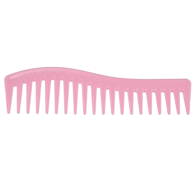 Vocoste Wide Tooth Hair Comb All Purpose Detangling Plastic Pink