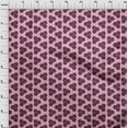 thumbnail image 4 of oneOoneCottonPoplinPinkFabricAsianBlockFabricForSewingPrintedCraftFabricByTheYard56InchWide, 4 of 4
