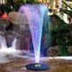 thumbnail image 2 of Bomba de fuente solar 3W Fuente de baño para pájaros al aire libre con energía solar 7 patr Irfora  Fuente, 2 of 7