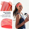 thumbnail image 3 of ZHAOCHENG Piezas de Diademas Deportivas Diademas Deportivas Adecuadas para Correr, Ciclismo, Yoga, Baloncesto, Unisex, Diadema elástica que Absorbe la Humedad, Negro, Rojo, Azul, 3 of 5