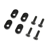 Losi EngineMountInsert & Screws 19T Black4 DBXL 2.0 LOS252137 Gas Car/Truck Replacement Parts