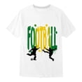 thumbnail image 4 of XAOFW Boy's T-Shirts Football Graphic Short Sleeve T Shirt Round Neck Summer Athletic Tee For Kids Youth Football Fan Travel Party Comfortable Top, 4 of 4