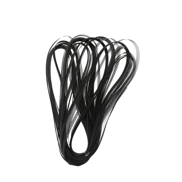 Kits de decoración para fiestas Billuyoard Manualidades DIY sombreros de crinolina trenza de pelo de caballo negro 100 yardas 1 cm