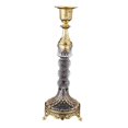 thumbnail image 2 of Candelabro decorativo para centro de mesa, candelabro cónico para cena de boda. Oro, 2 of 9