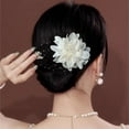 thumbnail image 5 of ADruer Hand Embroidered Flower Deft Bun, Moños De Pelo Para Mujer, Deft Bun Hair Twister, Hair Clip Ball, Hair Bun Roller Flower, Sheer Fabric Hair Accessories (3, 1#2#3), 5 of 7