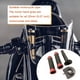 thumbnail image 3 of Adjustabble Par 22 mm Manillar de la motocicleta aleación de aluminio Kit de agarre de mano empuñaduras agarras de barras para crucero de motor en bolsas Paquete rojo Monstrate VI002286-02, 3 of 7