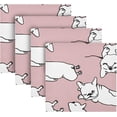 thumbnail image 5 of GZHJMY Happy Dogs Napkins Table Decorations Napkin Set for Gift Giving, Dining, Parties 20 x 20in, 5 of 7