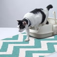 thumbnail image 2 of SussexHome Pets Ultra-Thin Cat and Dog Litter Mat for Litter Box - Washable Soft Natural Cotton Cat and Dog Feeding Mat - Paws-Kind Slip Resistant Place Mat - 2' x 3', 2 of 7