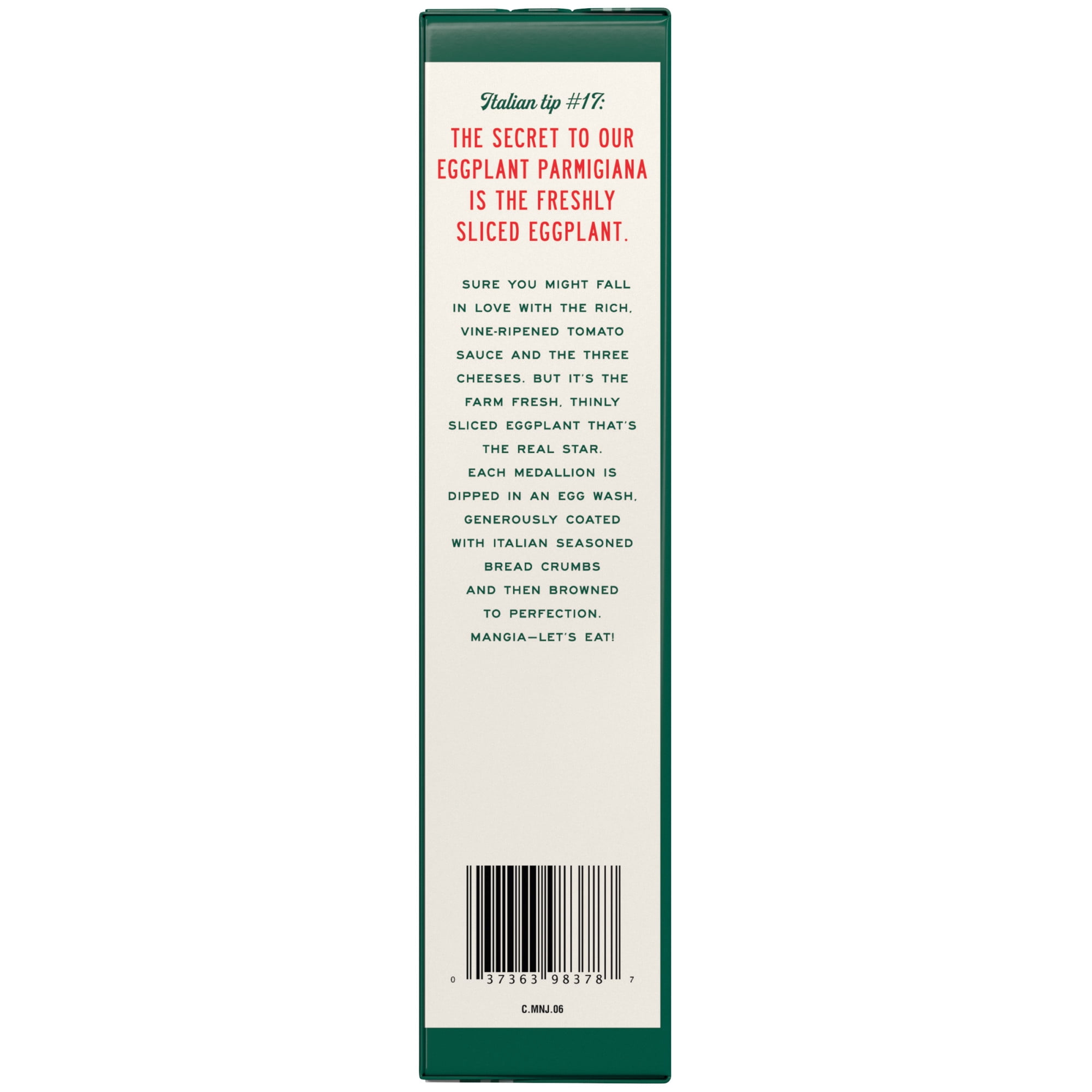 Michael Angelo's Eggplant Parmigiana Frozen, 30 oz Box