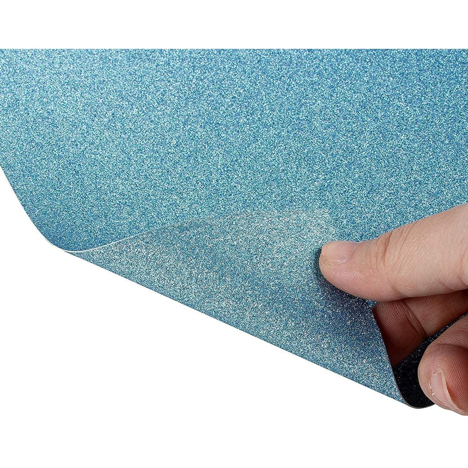 Blue Glitter Cardstock (10 Sheets, 300gsm) Blue Cardstock 12x12 Cardstock Paper Colored Cardstock (Blue)