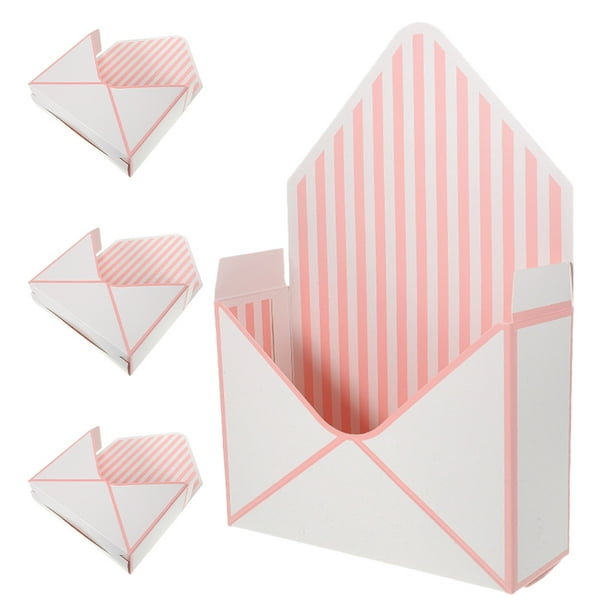 4 cajas de sobres florales para ramos de flores, cajas de papel para bodas, fiestas, cumpleaños, Día de la Madre, arreglos florales.