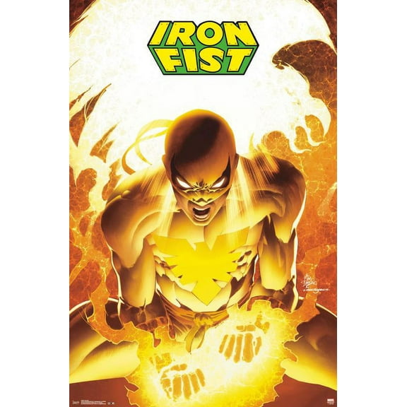 Marvel Comics Iron Fist Wall Poster, 22.375" x 34"