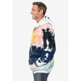 thumbnail image 2 of Kingsize Men's Big & Tall Fleece Zip-front Hoodie Jacket, 2 of 6