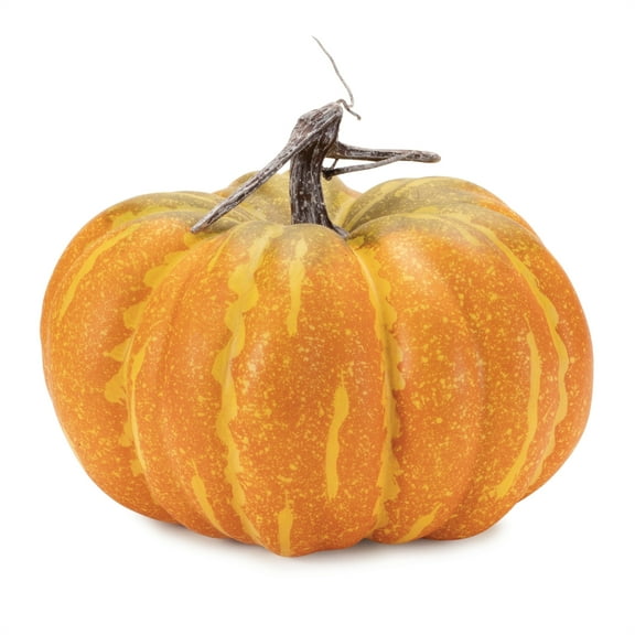 Melrose International Pumpkin (Set of 2) 10"D x 8"H Styrofoam