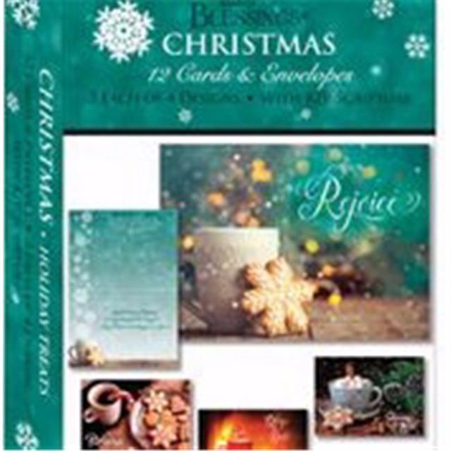 Crown Point Graphics 157607 Shared Blessings Christmas Holiday Treats Boxed Card, Box of 12