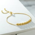 thumbnail image 3 of Gem Stone King 2.24 Ct Round Yellow Citrine 18K Yellow Gold Plated Silver Bracelet for Women, 3 of 3