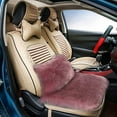 thumbnail image 3 of Sheepskin Car Seat Cover, Long Wool Universal Seat Cushion for Auto, SUV, Truck and Office Chair, Non- & Warm, 3 of 7