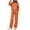 Orange-RongHuan women outfits sets, variant on RongHuan Sweatsuits Women 2 Piece Outfit Oversized Full Zip Hoodie Casual Drawstring Sweatpants with Pockets Track Suit
