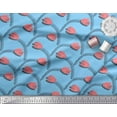 thumbnail image 3 of Soimoi polyester Crepe Fabric Leaves & Tulip Floral Decor Fabric Printed Yard 42 Inch Wide, 3 of 3