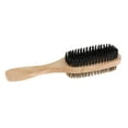 thumbnail image 4 of Dual Sides Detangling Cleaning Styling Brush with Wood Handle 23.5x6x4.5cm, 4 of 8