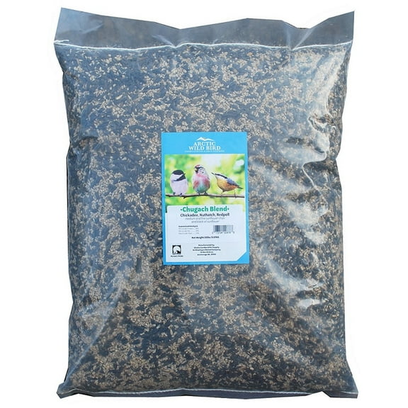 Arctic Chugach Wild Bird Seed Mix 20lb Bag with White Millet and Black Sunflower