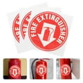 thumbnail image 3 of 3 pcs Round Fire Extinguisher Sign Adhesive Fire Extinguisher Sticker Safety Fire Extinguisher Decal, 3 of 5