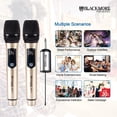 thumbnail image 3 of Blackmore Pro Audio Bmp-14 Dual Handheld Reable Uhf Microphone System, 3 of 10