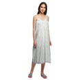 thumbnail image 3 of Moomaya WoMen's Printed V-Neck Sleepwear Cotton Spaghetti Strap Nightdress, 3 of 6