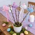 thumbnail image 4 of Spring Clearance! YZEGDCH Easter Tree Decorations Artificial Plant Decor Spring Easter Basket Bouquets Floral Arrangement Centerpiece Wreath, 4 of 8