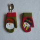 thumbnail image 4 of 6 Piezas Guantes Bolsillo Funda de Cuchillo Y Tenedor Patrón de Nad Santa Y Muñeco Nieve Decoración Sunnimix Decoración De Mesa De Navidad, 4 of 8