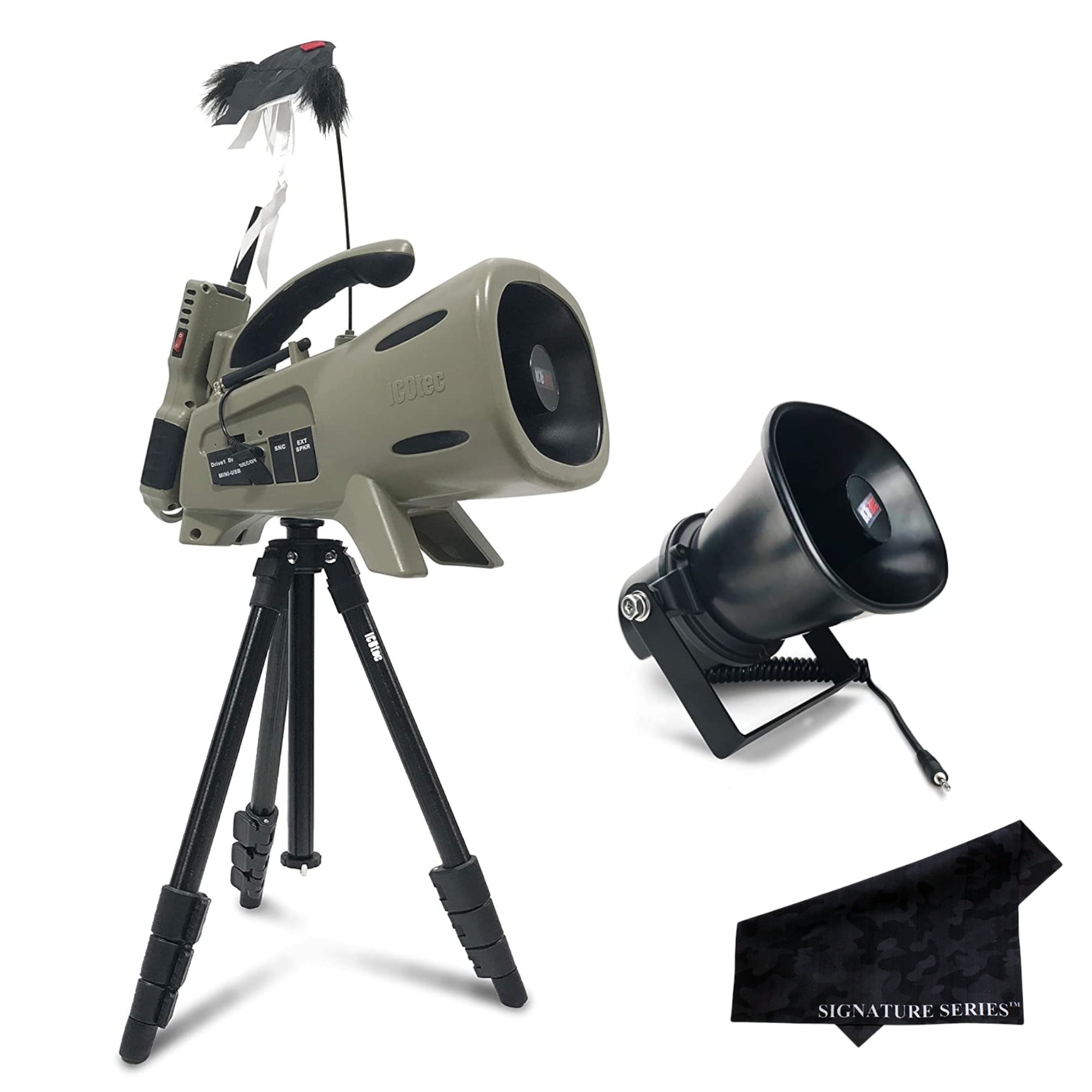 ICOtec Outlaw Programmable Game Call/Decoy/Tripod Hunting Bundle 240