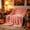 Pink, variant on Halloween Extra Soft Flannel Fleece Blanket, Oversized Summer Throw for Couch Bed, Lightweight Cozy Wrap for Patio, Pool