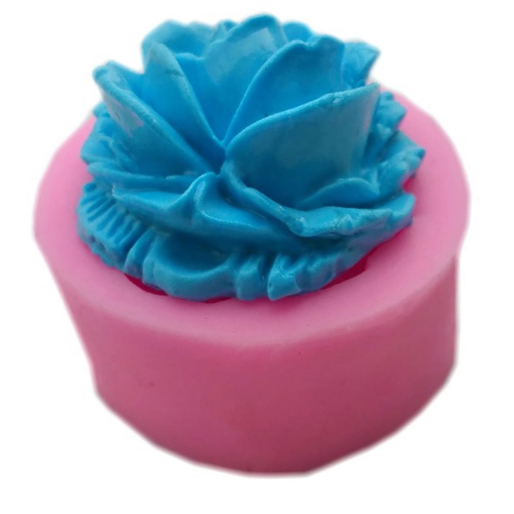 Rose Flower Silicone Fondant Mold Cake Chocolate Baking Decorating Mould Tool 3D 
